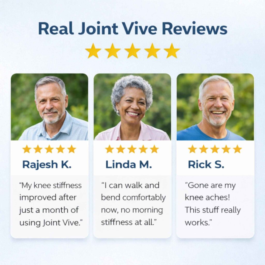 Joint Vive reviews – real customer testimonials showing improved joint mobility