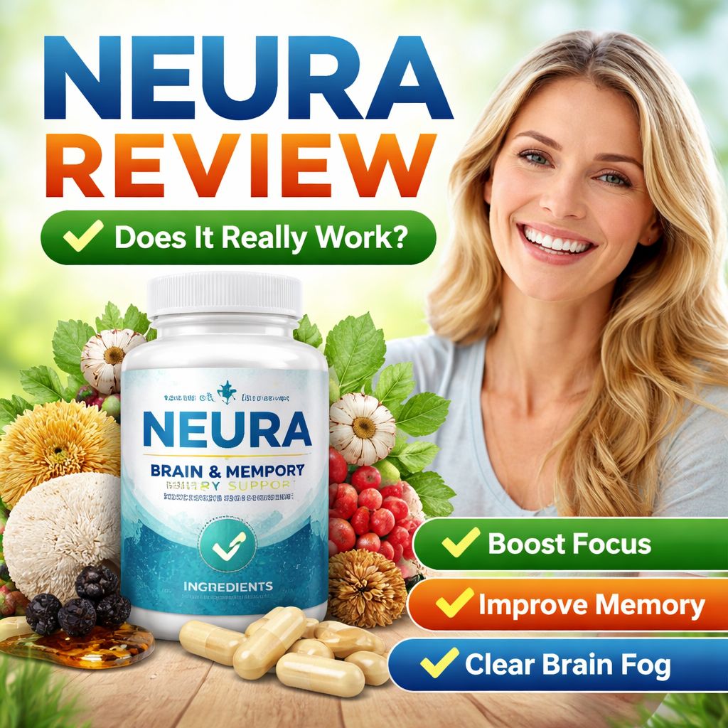 Neura review featured image showing brain and memory support supplement for improved focus and mental clarity