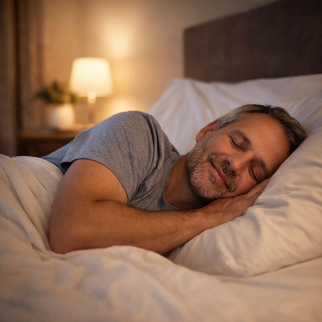 Titan Flow review showing improved sleep after reduced nighttime urination