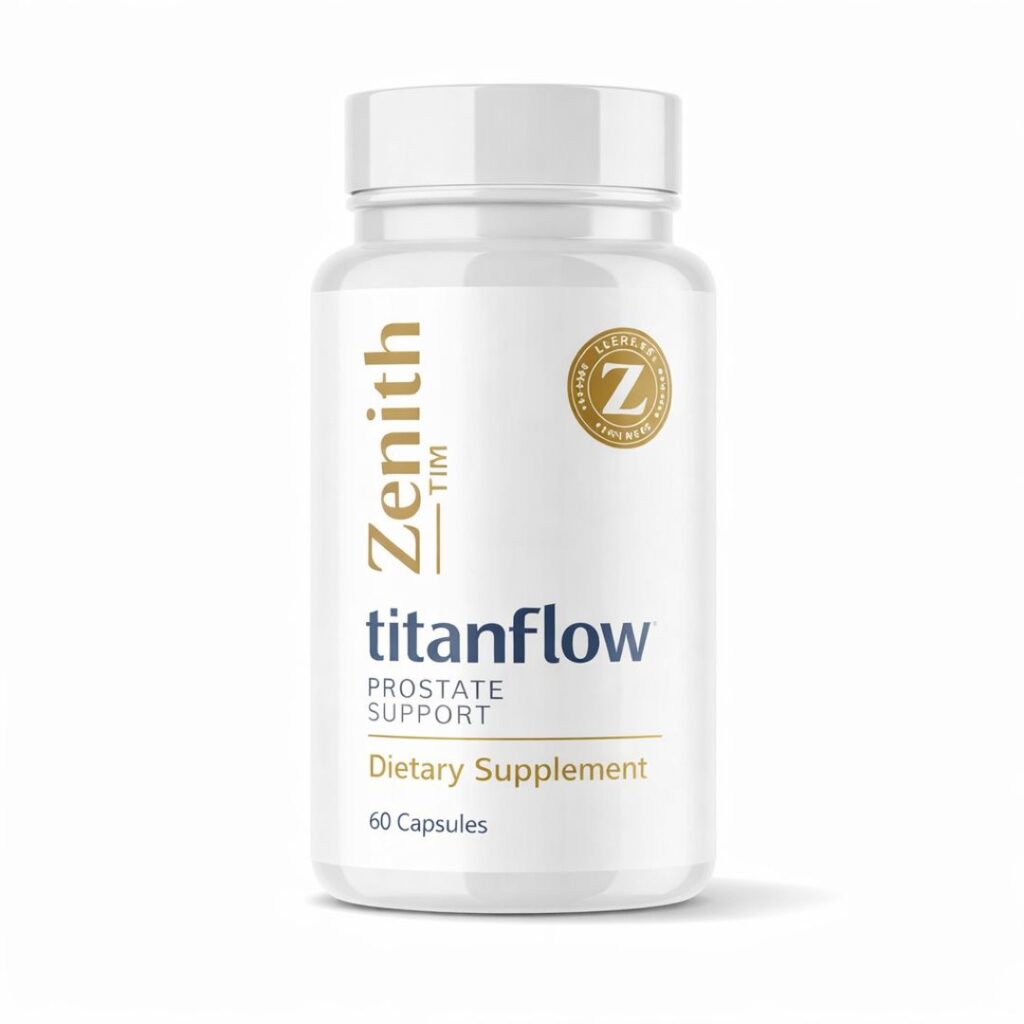 Titan Flow review – original TitanFlow prostate support supplement bottle