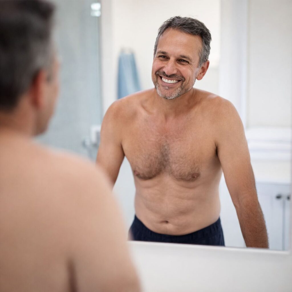 Titan Flow review results showing man confident after improved urinary flow