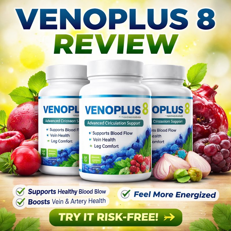 VENOPLUS 8 review featured image showing circulation support supplement