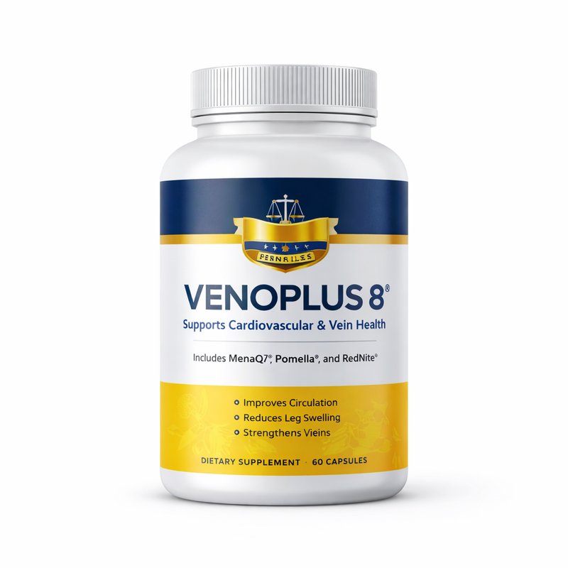 VENOPLUS 8 supplement bottle for circulation and vein health – VENOPLUS 8 review