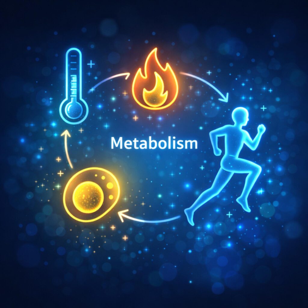 Aquaburn review metabolism diagram showing fat burning and energy conversion process