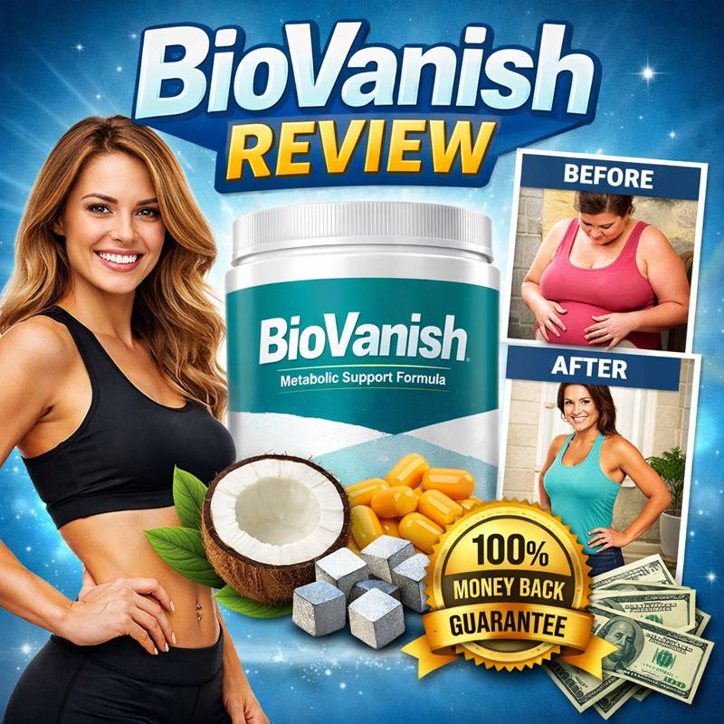 BioVanish review featured image showing weight loss results and supplement