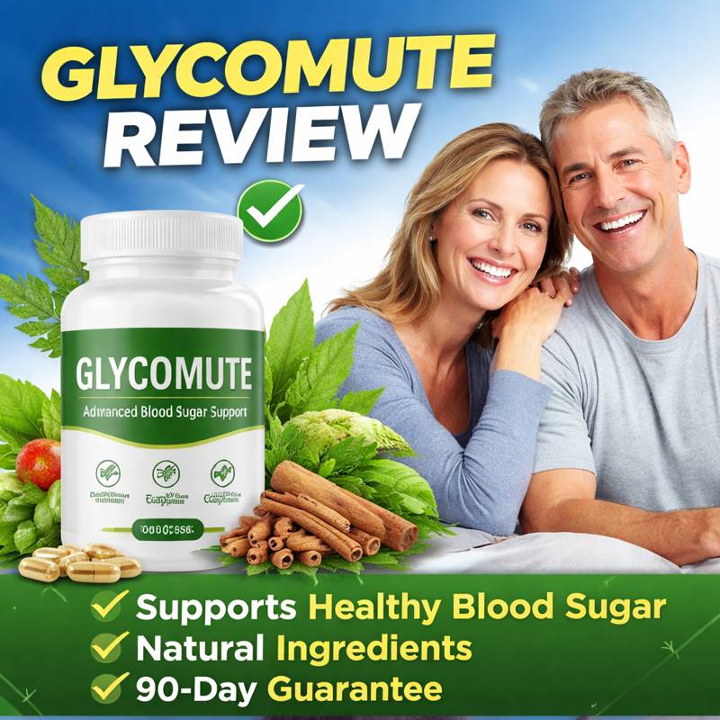 GlycoMute review featured image showing natural blood sugar support supplement