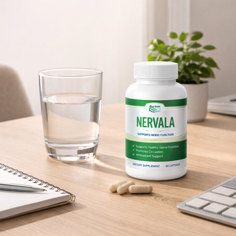 Nervala review daily supplement routine capsules with water for natural nerve support