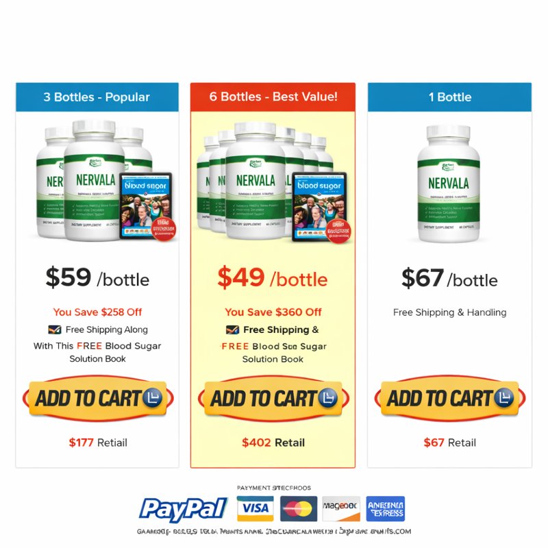 Nervala review pricing bundles official supplement packages comparison chart