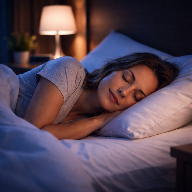 RENEW review person sleeping peacefully at night