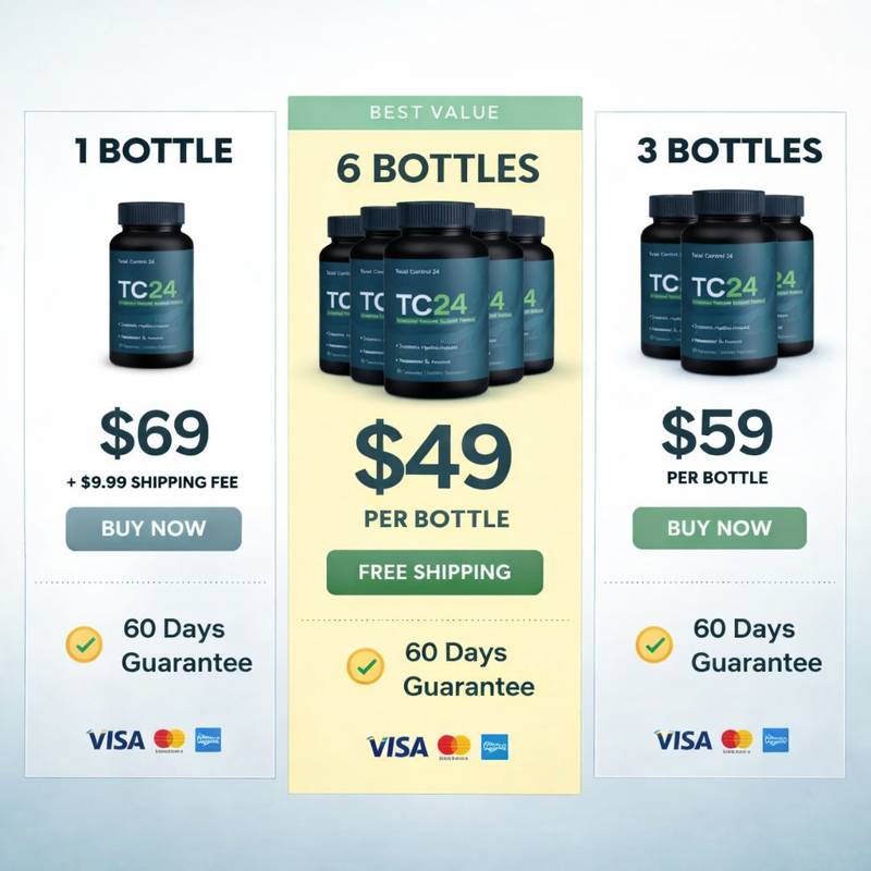 TC24 review pricing comparison showing best value 6 bottle package