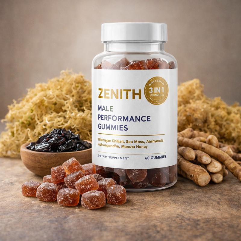 Zenith review natural ingredients including Himalayan Shilajit sea moss and ashwagandha