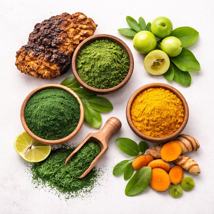 Awaken XT review natural ingredients chaga mushroom turmeric spirulina chlorella for brain health and detox support