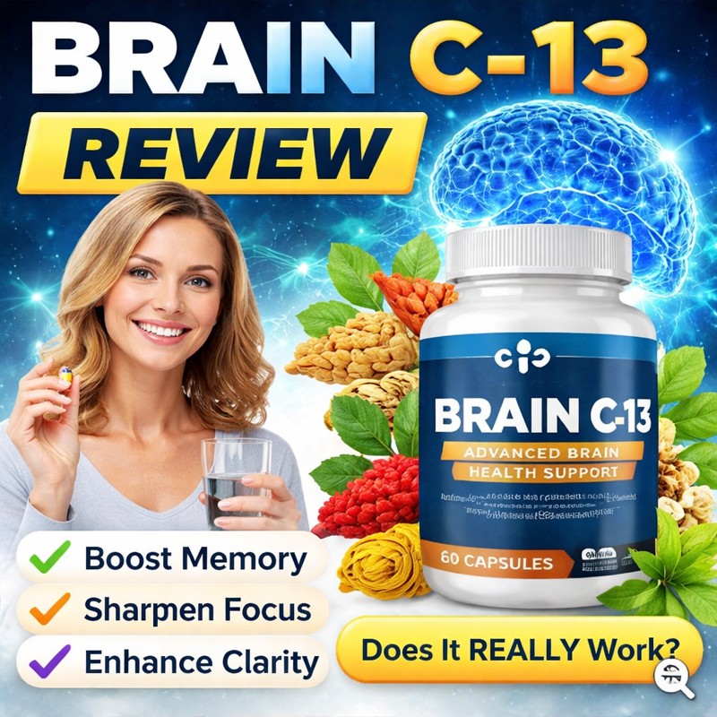 Brain C-13 review brain health supplement for memory focus and mental clarity natural cognitive support formula