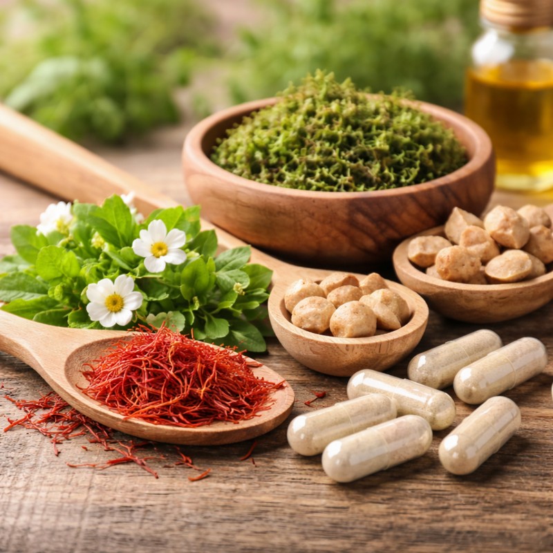 Brain C-13 review natural brain supplement ingredients saffron herbs and capsules supporting memory focus and cognitive health