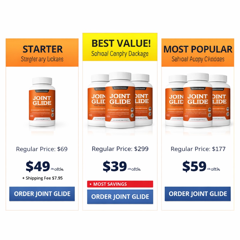 Joint Glide supplement price packages and bundle bottles offer – buy Joint Glide official website deal