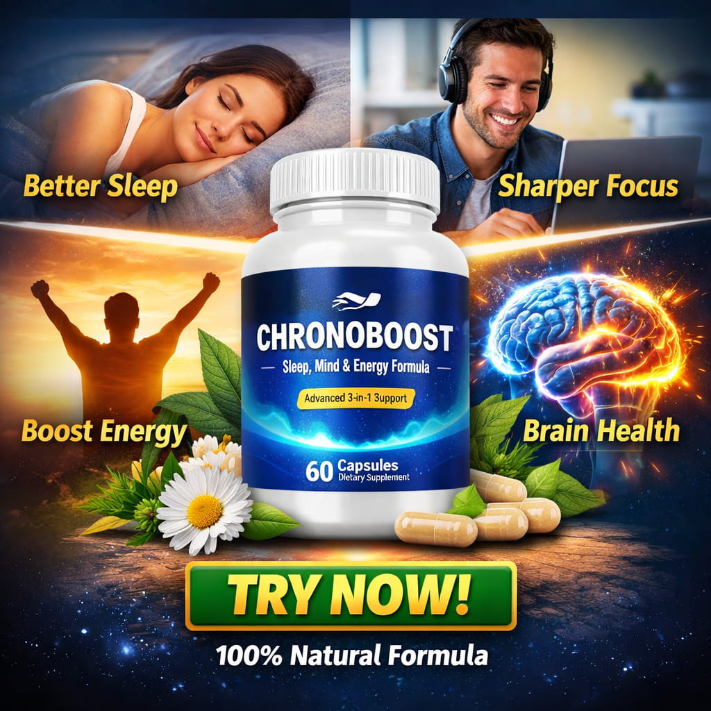 Chronoboost review supplement for sleep energy brain health natural formula buy Chronoboost online