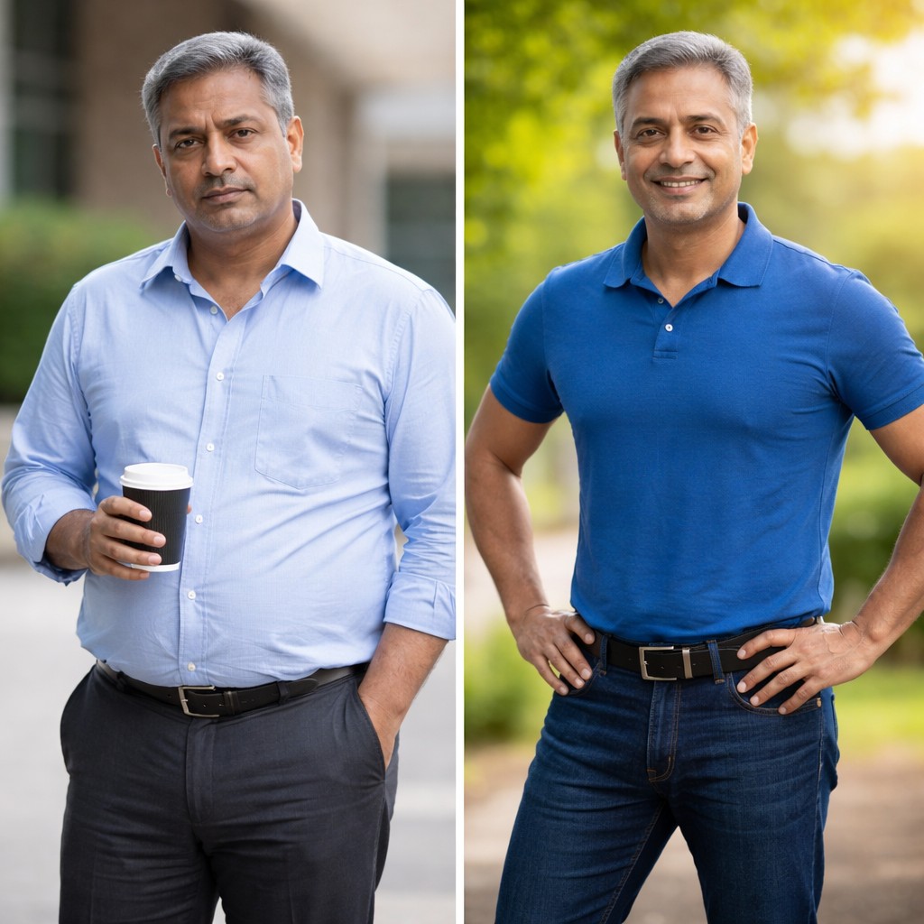 Gluconite review before and after transformation showing weight loss energy improvement and metabolic results