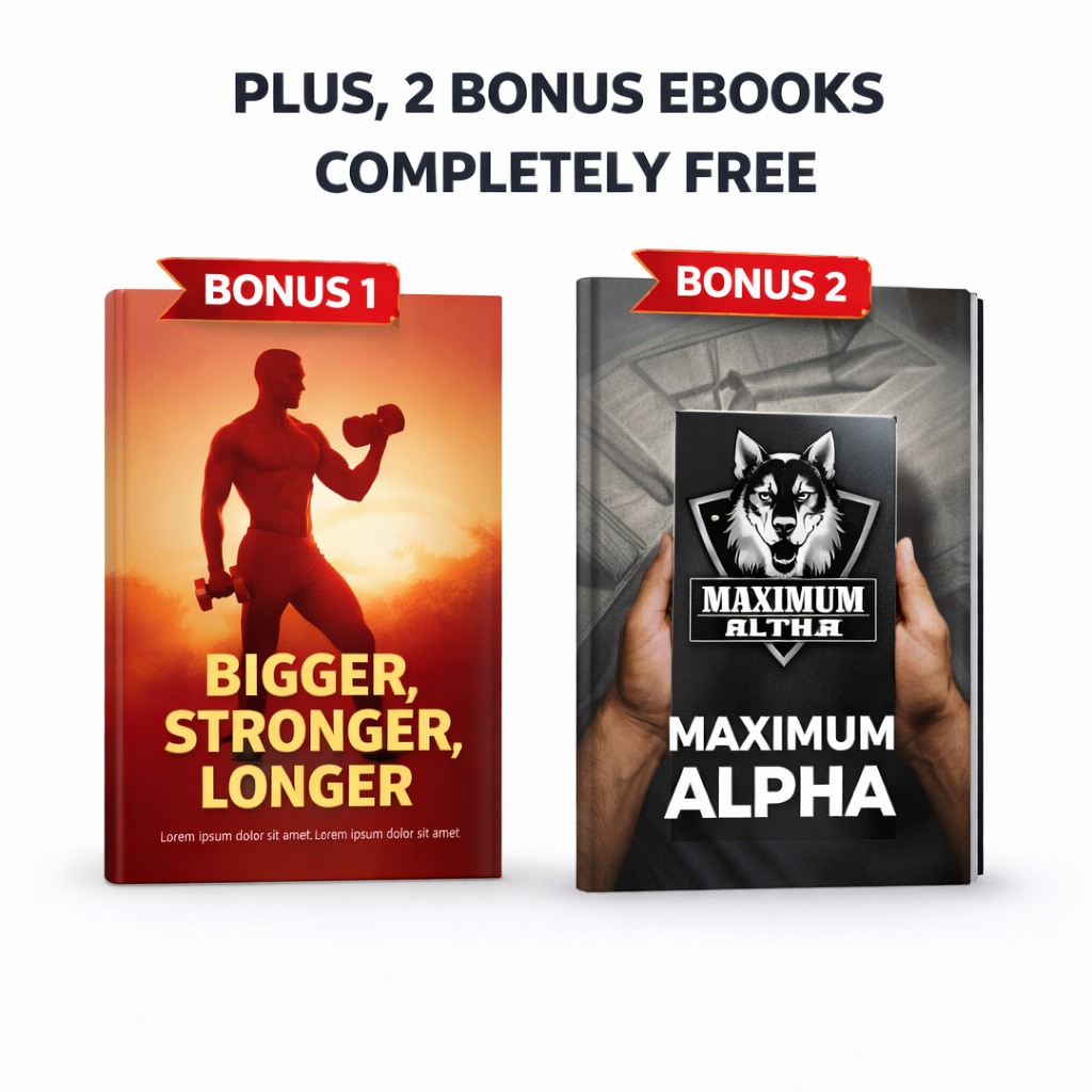 Max Boost bonus ebooks male enhancement guide bigger stronger longer maximum alpha digital fitness books supplement bonuses