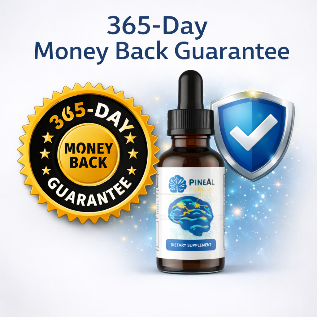 Pineal Pure 365 day money back guarantee brain health supplement risk free purchase