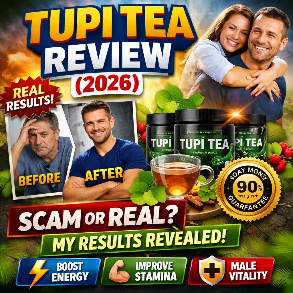 Tupi Tea review 2026 showing real results before and after transformation and male vitality improvement