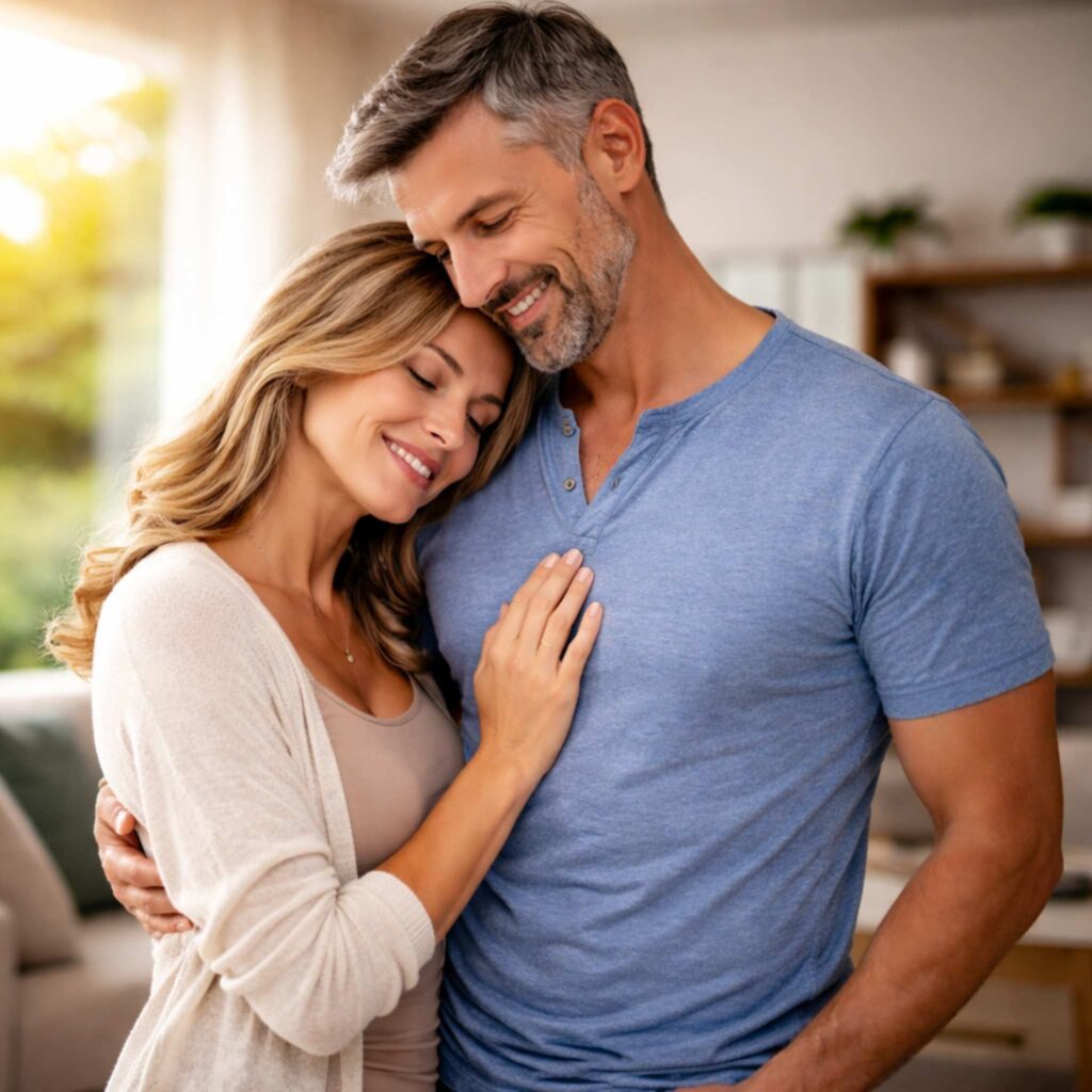 Tupi Tea review happy couple showing improved confidence relationship and male vitality after using Tupi Tea