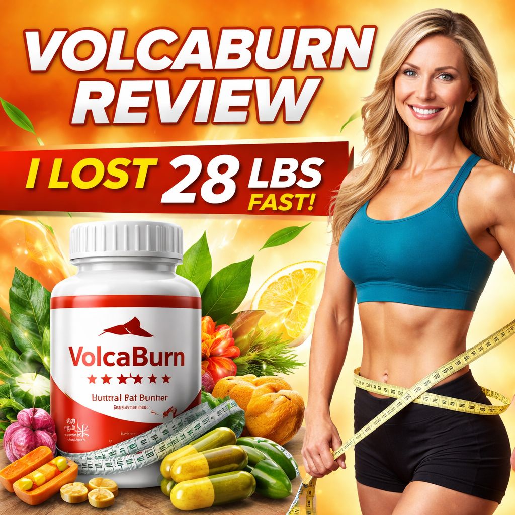 VolcaBurn review weight loss results showing fat burning supplement for metabolism boost and natural weight loss