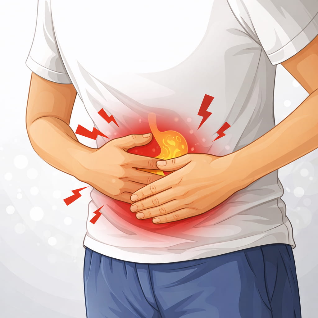 Berberine side effects stomach discomfort digestive issues mild bloating natural supplement safety illustration