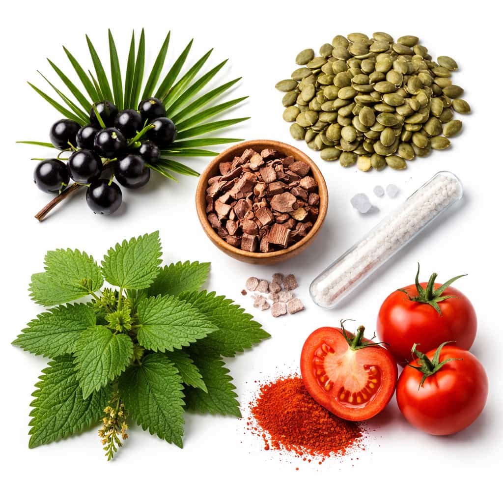 GORILLA FLOW ingredients saw palmetto pumpkin seed nettle lycopene natural prostate health supplement
