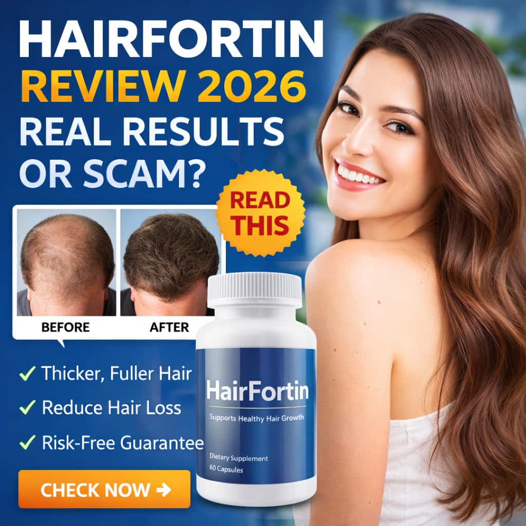 HairFortin review featured image hair growth supplement before after results natural hair regrowth solution