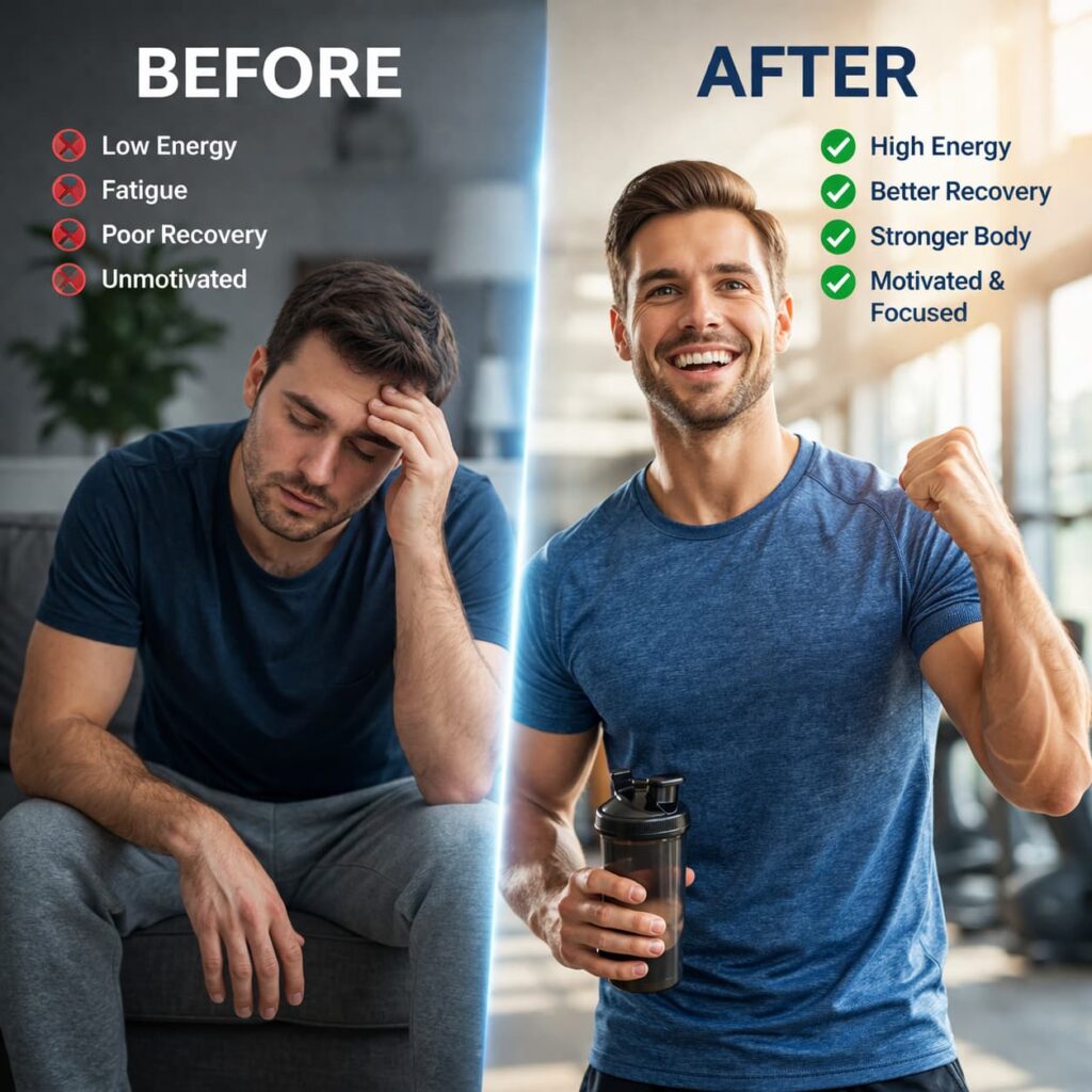 HGH Activator review before after results energy transformation natural HGH booster anti aging supplement fitness recovery improvement