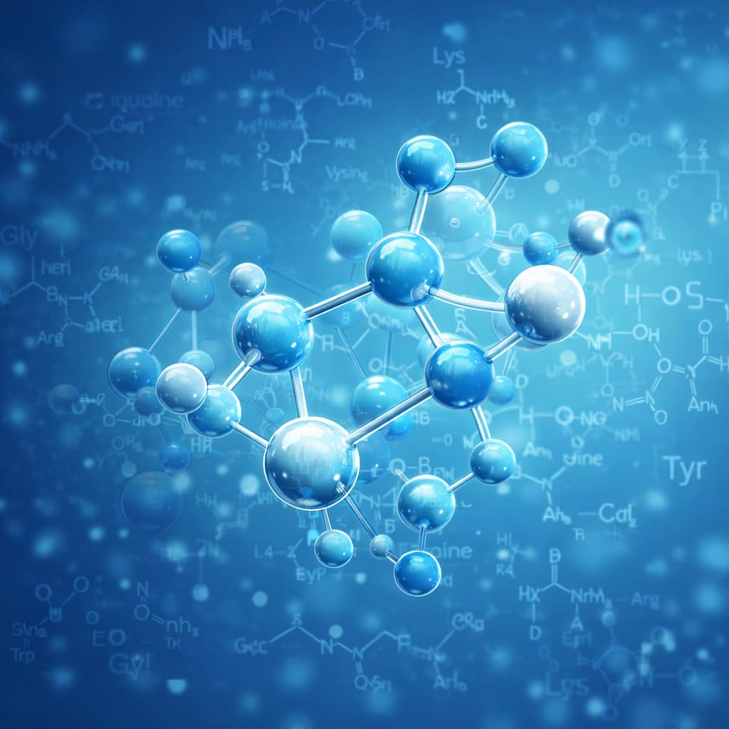 HGH Activator ingredients amino acids molecular structure natural HGH booster anti aging supplement metabolism support