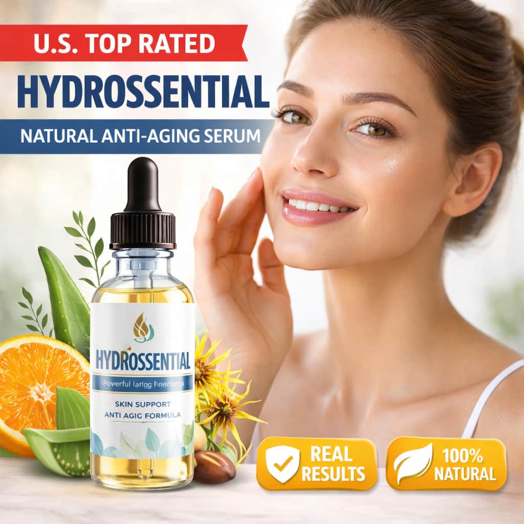 Hydrossential review natural anti aging serum for glowing skin wrinkle reduction skincare product