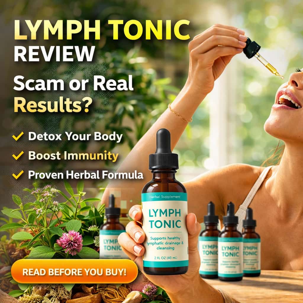 LYMPH TONIC review herbal detox supplement dropper bottle results immune support lymphatic drainage natural formula