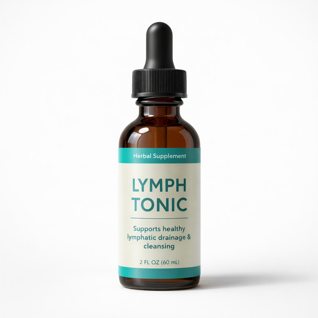 LYMPH TONIC review herbal dropper supplement bottle for lymphatic detox support natural immune booster liquid formula