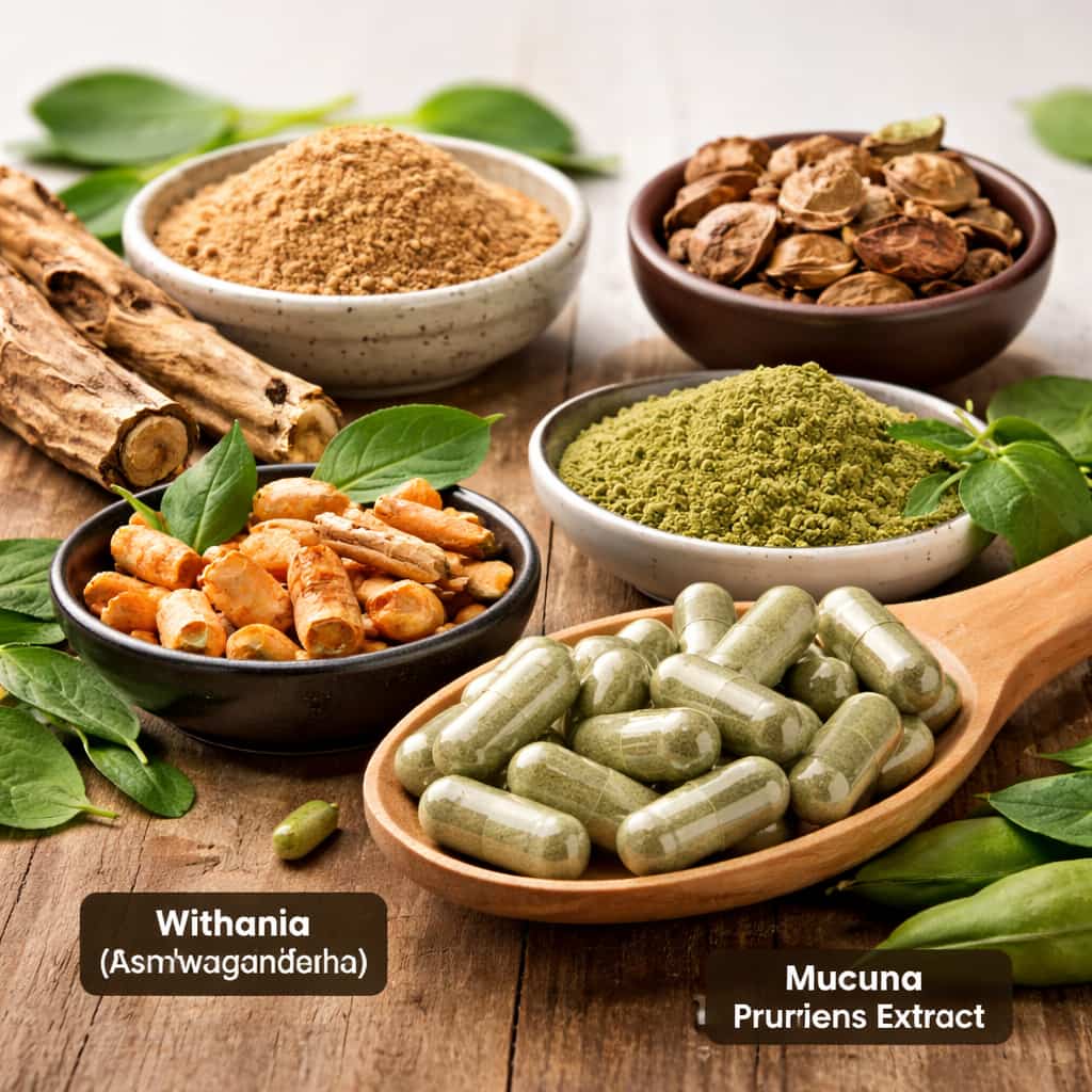 NeuroTest natural ingredients nootropic supplement herbs capsules for brain health and focus support