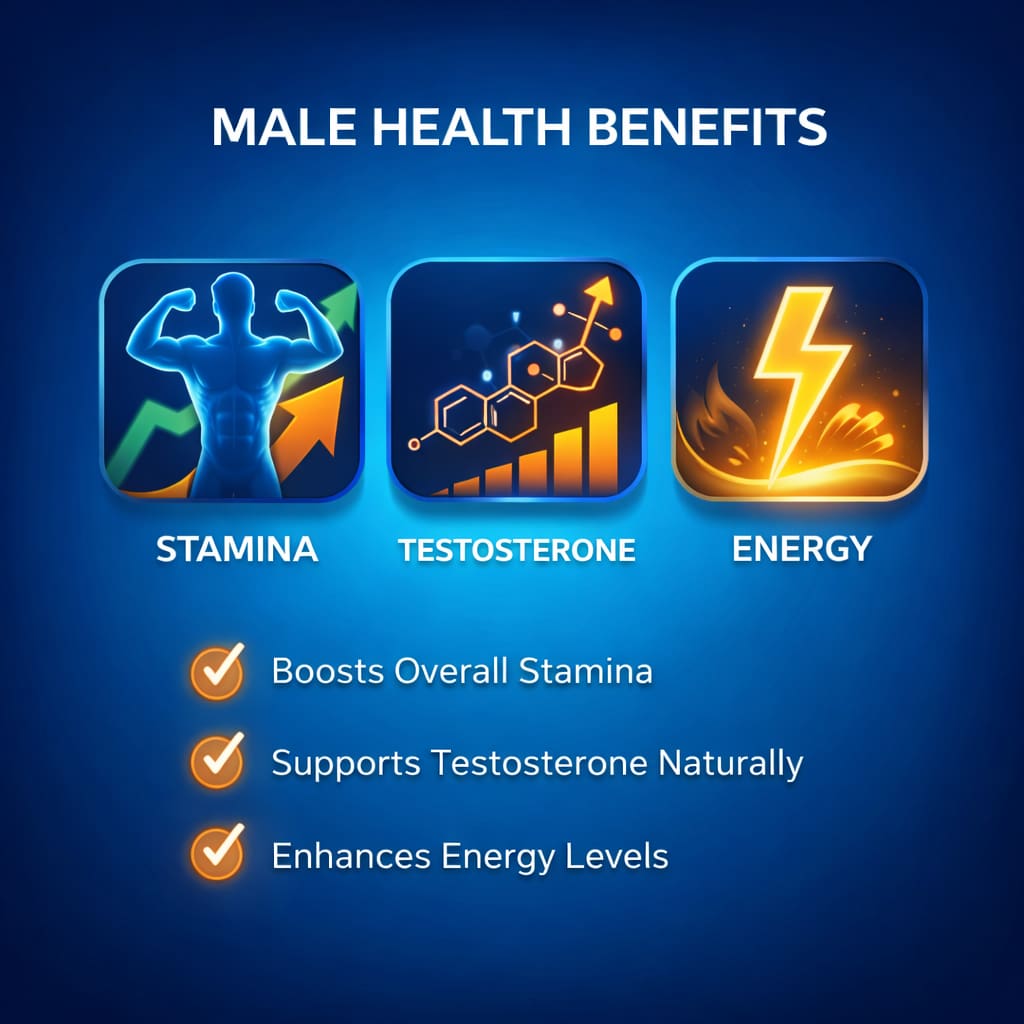 VigoSurge review benefits infographic stamina testosterone energy boost male performance naturally