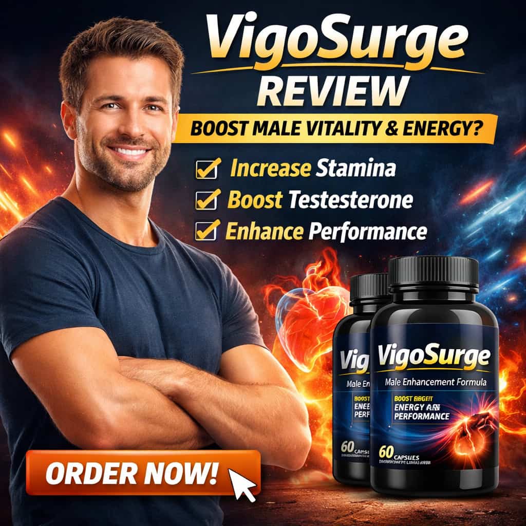 VigoSurge review supplement boost male vitality energy stamina testosterone natural male enhancement