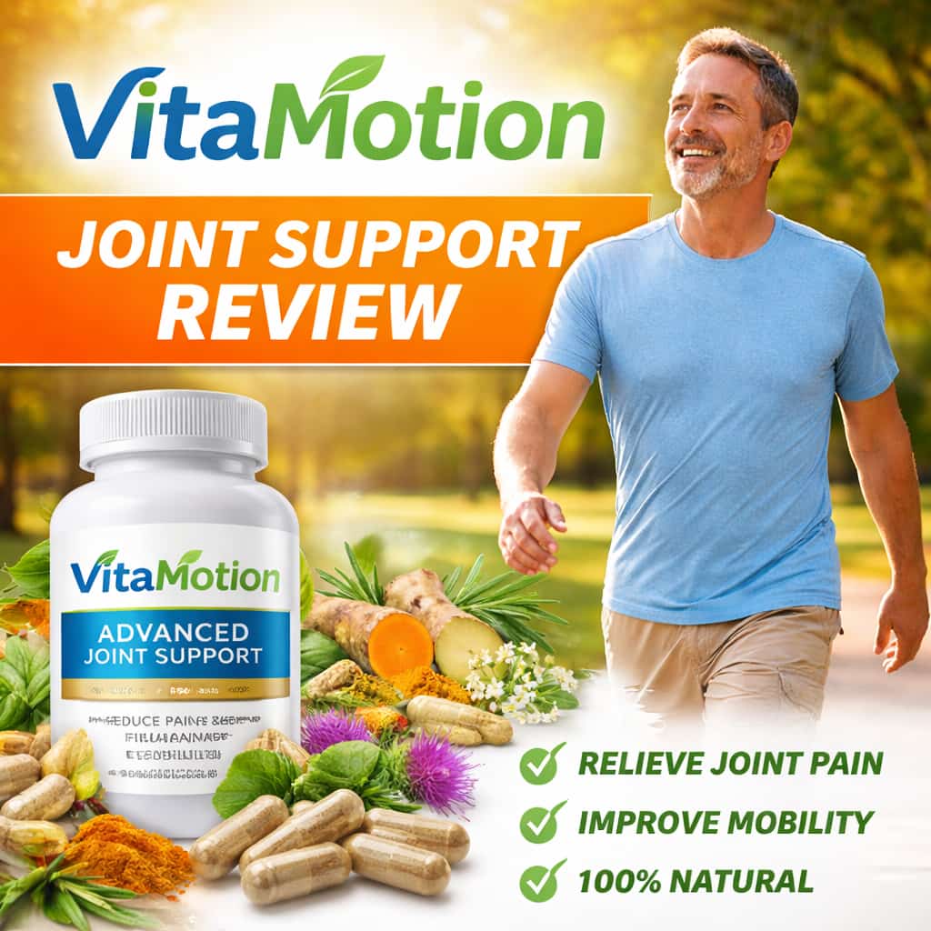 VitaMotion review 2026 joint pain relief supplement for improved mobility flexibility and natural inflammation support